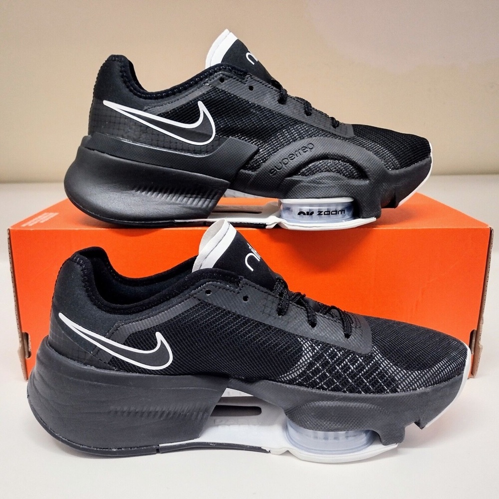 Nike Air Zoom SuperRep 3 DA9492-010 Black Running Shoes Women's Size 7 - Picture 2 of 8